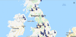Harta secțiilor de votare din Marea Britanie